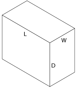 Remaining two sides of isometric block drawn in