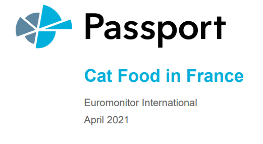 Screenshot of the "Cat Food in France" report in Passport.